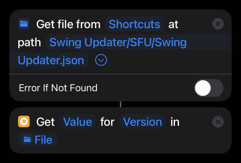 Swing Updater Version