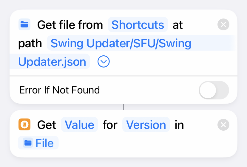 Swing Updater Version